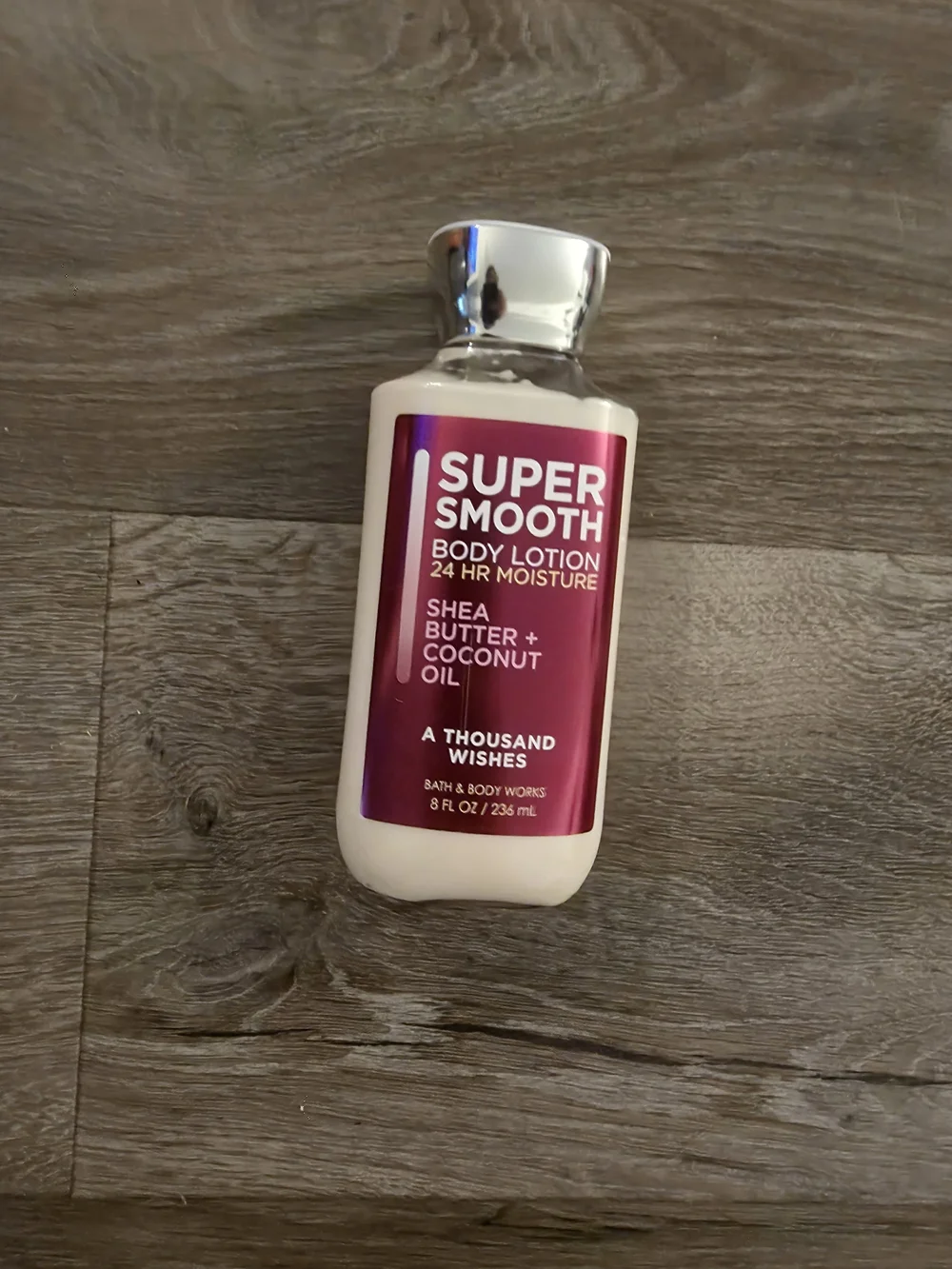 Bath & Body Works Super Smooth Body Lotion - White Bottle with Pink Label
